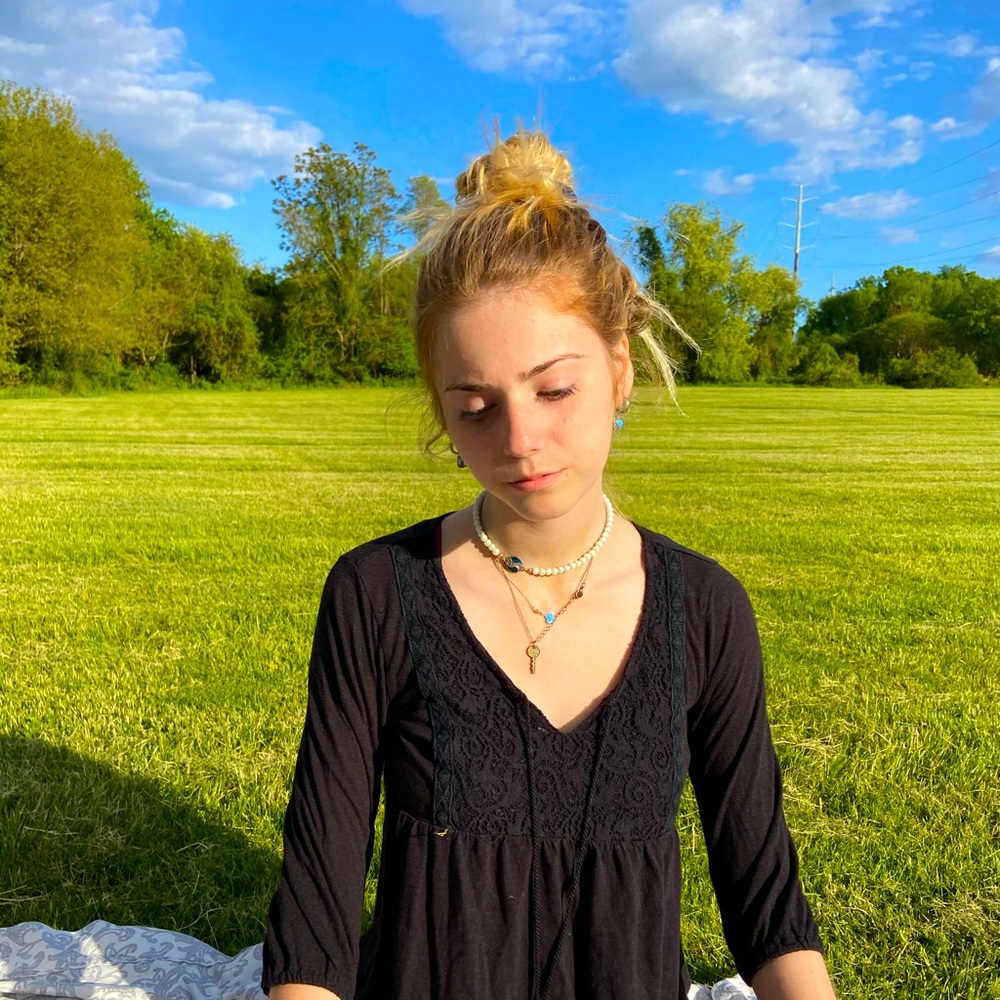 black blouse